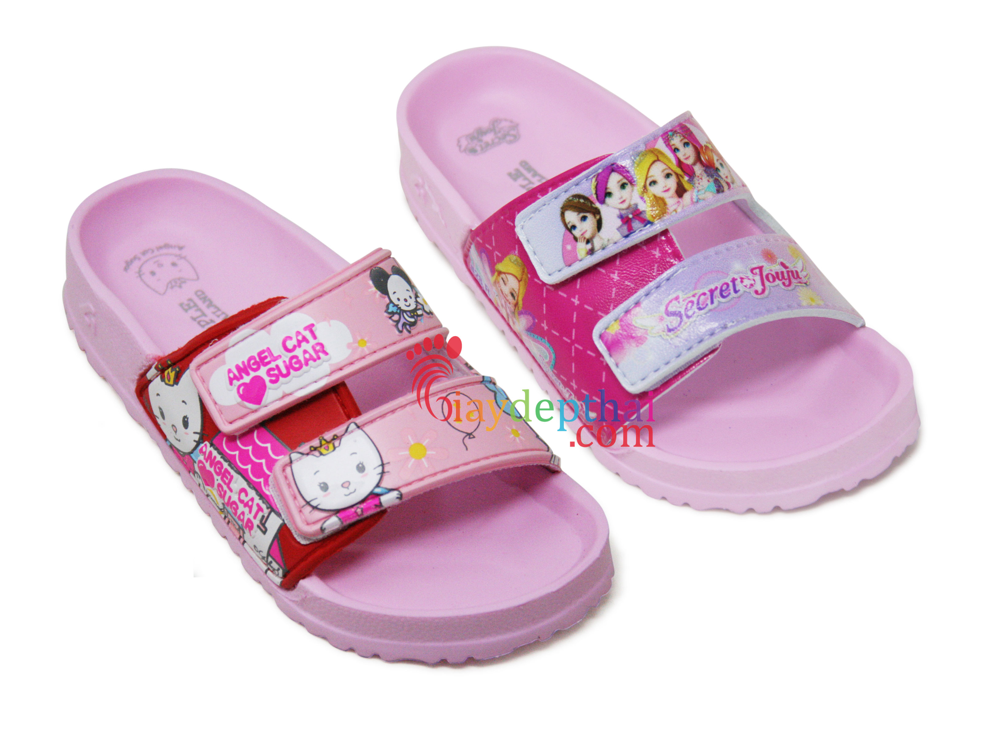 Dép nhựa Thái Lan bé gái Apple 3981 Hello Kitty/ Công chúa