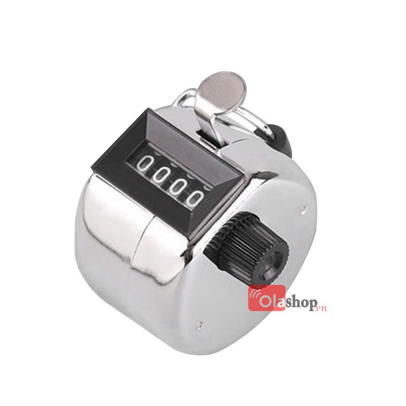 Máy bấm đếm cầm tay 4 số kim loại