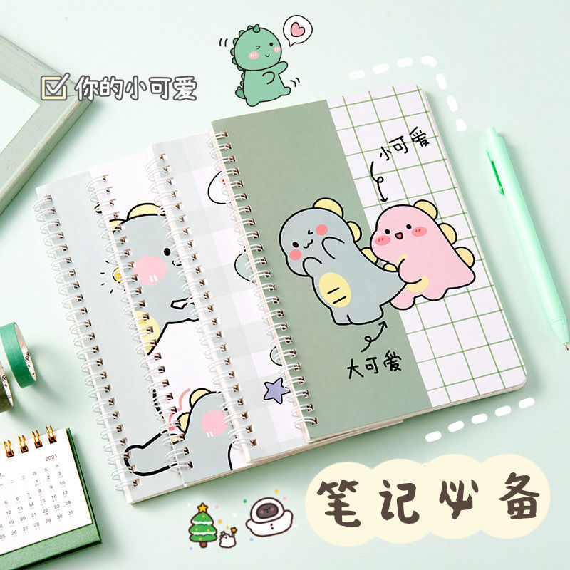 Sổ lò xo A5 kẻ ngang 120 trang 70gsm 140x207mm lò xo kép, HXGS sổ kẻ ngang ghi chép tha hồ lựa chọn