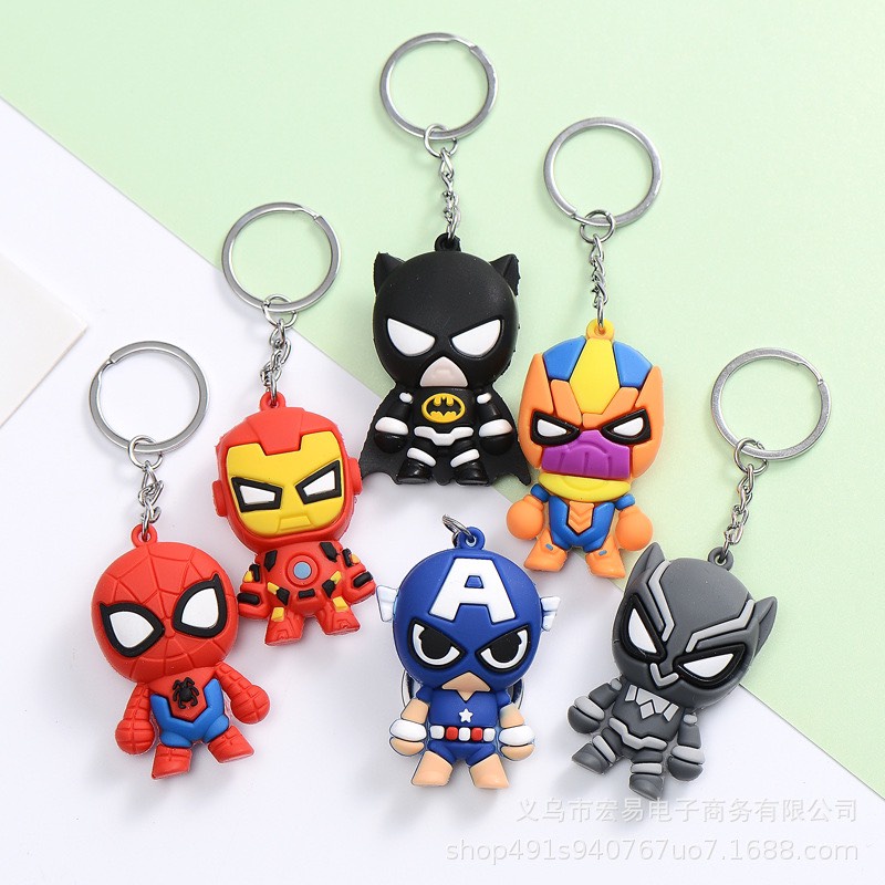 Móc khóa biệt đội Avengers siêu anh hùng Marvel