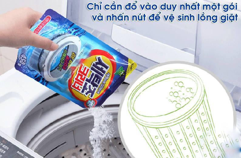 [HCM]Bột Tẩy Vệ Sinh Lồng Máy Giặt
