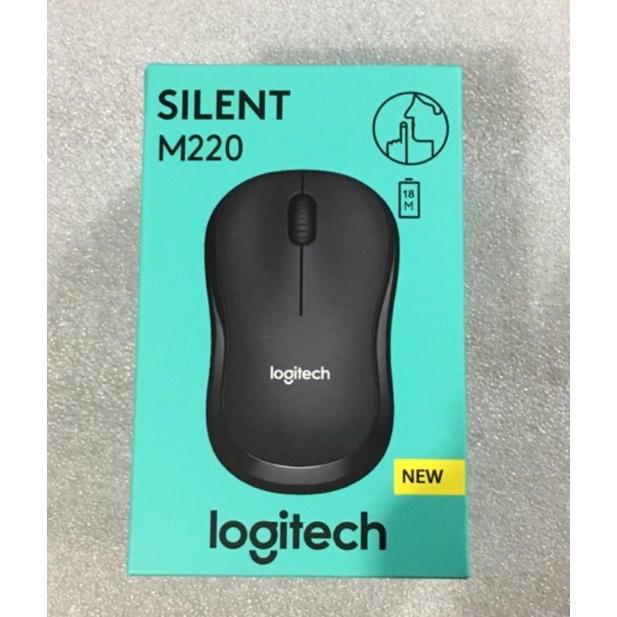 [TopSeller2022] Chuột không dây Logitech Silent M220 Không Tiếng Ồn Màu Đen,Hồng