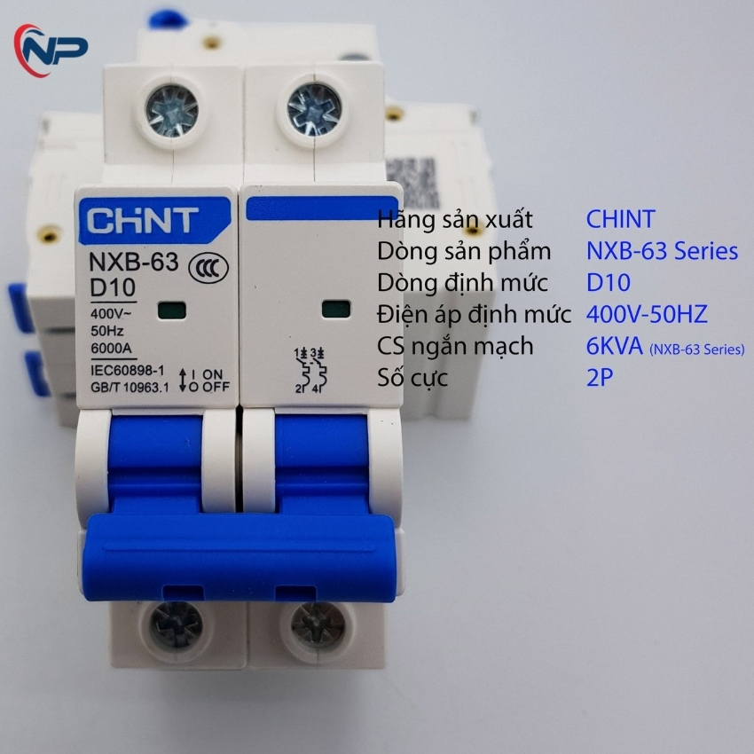 Attomat CHINT 2P32A NXB-63