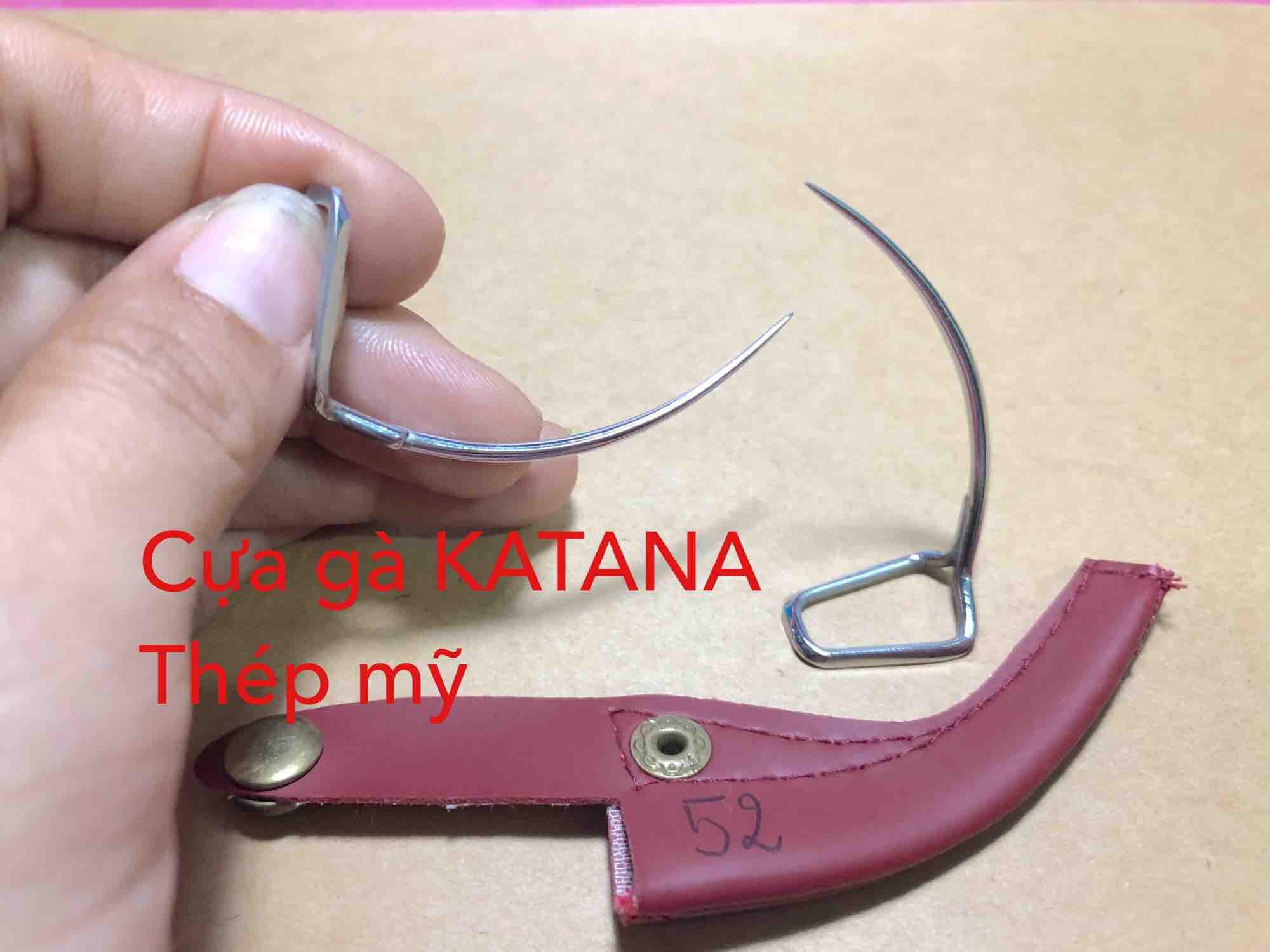 [HCM]Cựa gà tre 52 thép mỹ