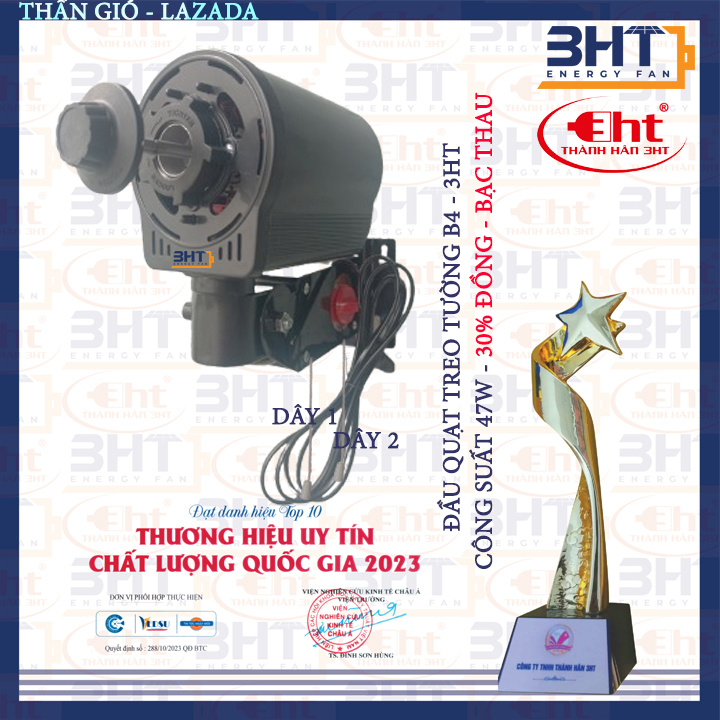 ĐẦU QUẠT TREO SẮT B4-47W/220V