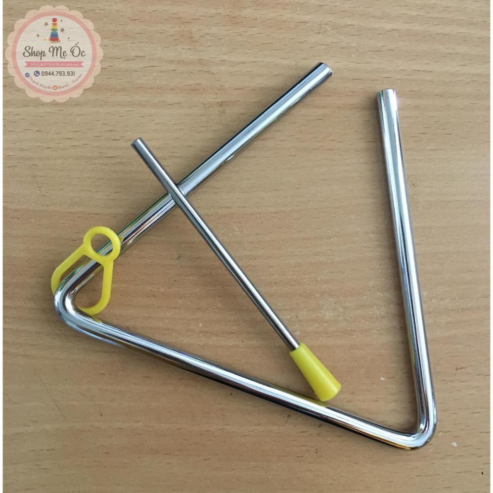 Kẻng tam giác, nhạc cụ gõ cho bé, nhạc cụ TRIANGLE (góc âm nhạc)