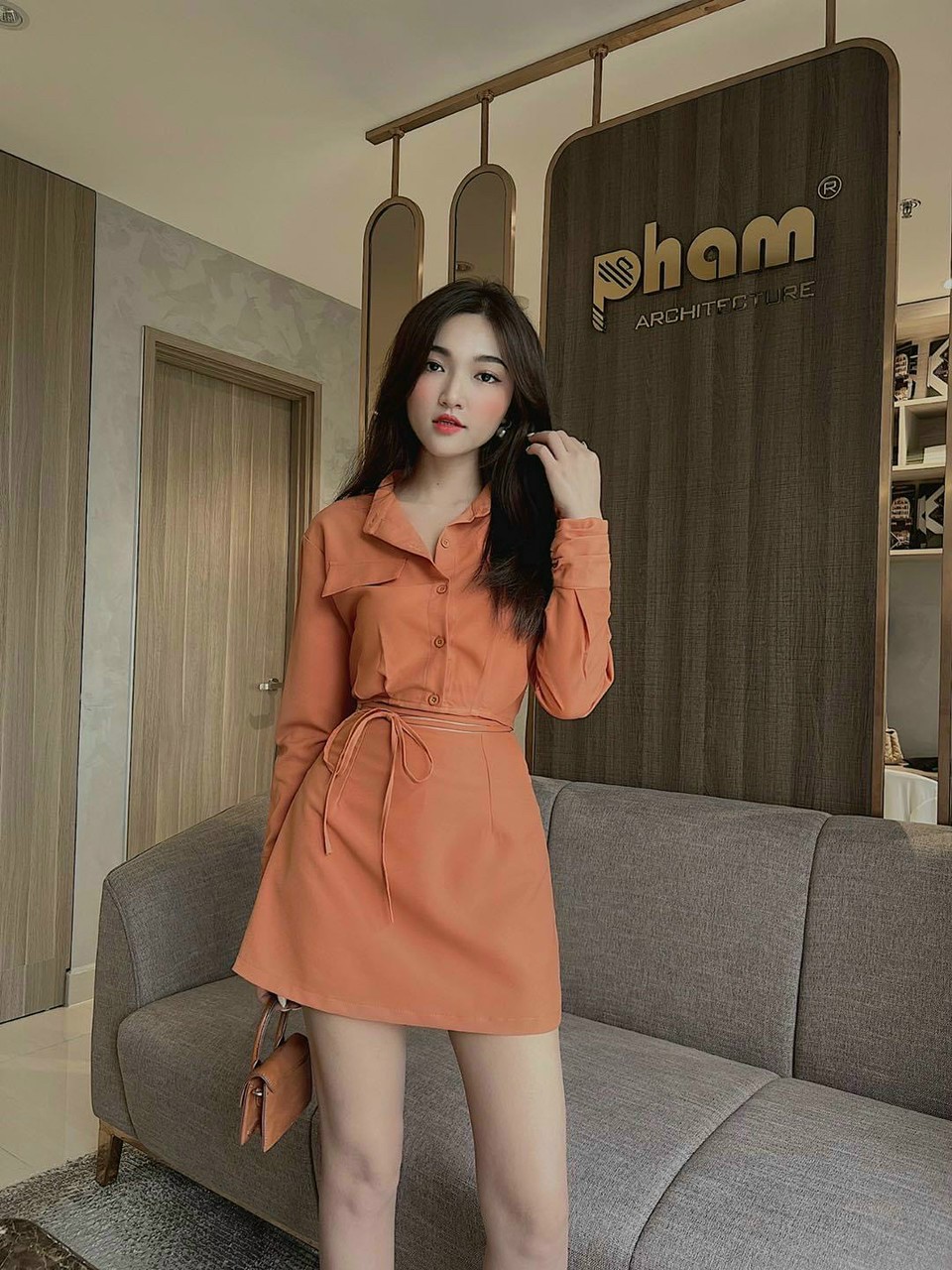 Set bộ đồ nữ cột eo lịch sự sang trọng cực xịn