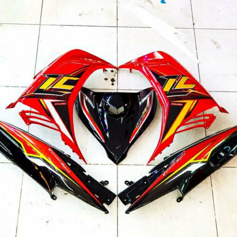 TEM RỜI EXCITER 135 ĐỎ ĐEN LC - DECALRUBY