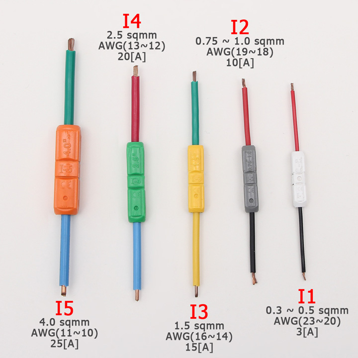 Combo 10 cút nối dây điện chữ i jow.x hq cút nối thẳng dây đơn i1 i2 i3 i4 i5