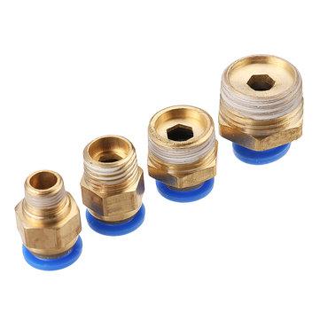 Cút nối thẳng ống phi 8 cho dây hơi PC8 số lượng 10