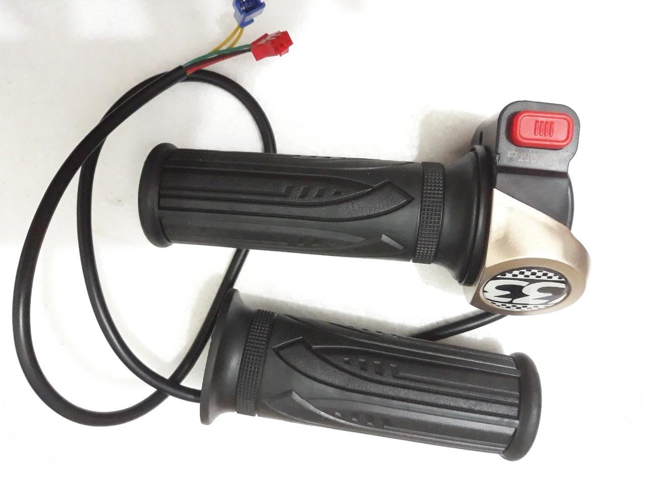TAY GA  xe đạp điện 133 (Dạng xe bò điên bình to 20A)