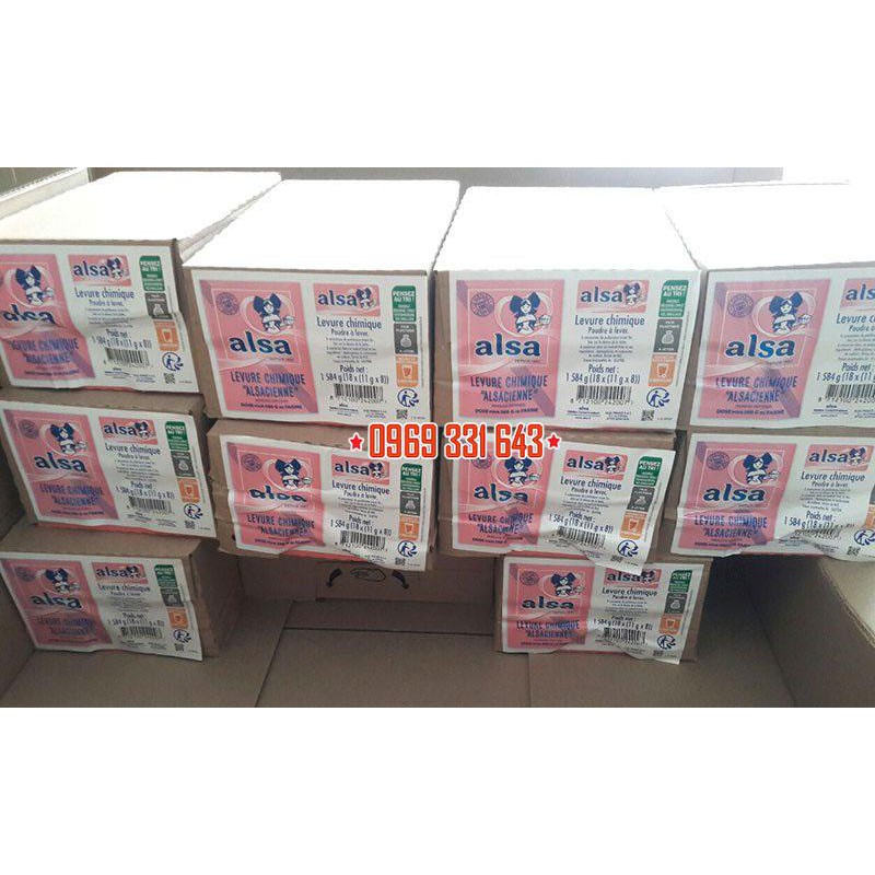 BỘT NỞ ALSA (Bột nổi baking powder) PHÁP gói 11g