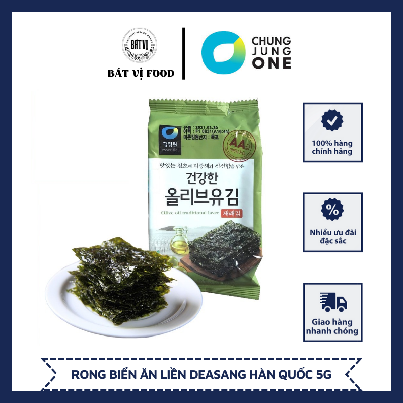 Lá kim ăn liền hàn quốc daesang