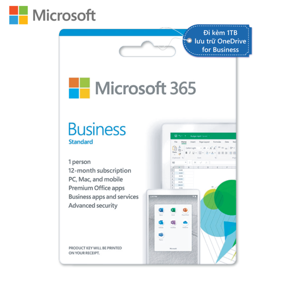 Bảng giá Phần mềm Microsoft Office 365 Business Phong Vũ
