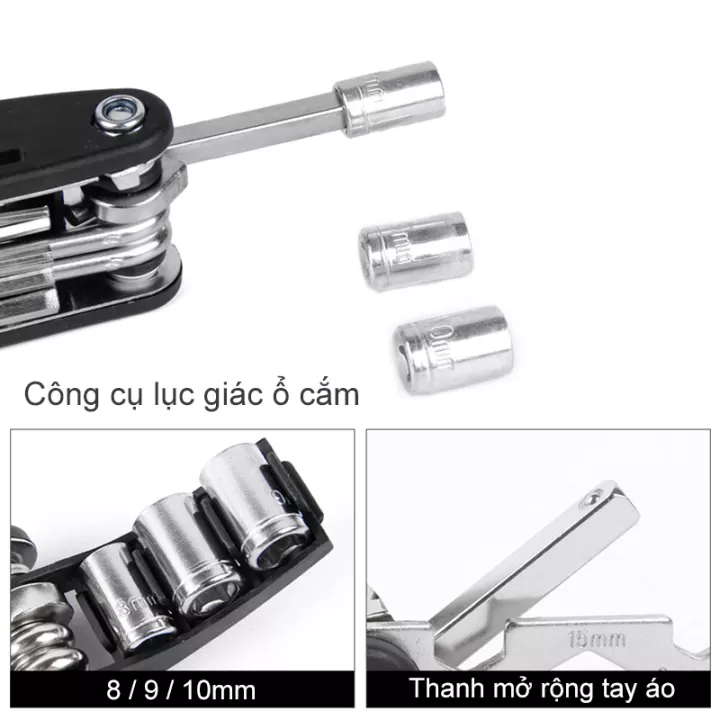 [HCM]Bộ dụng cụ sửa xe đạp đa năng 16 in 1