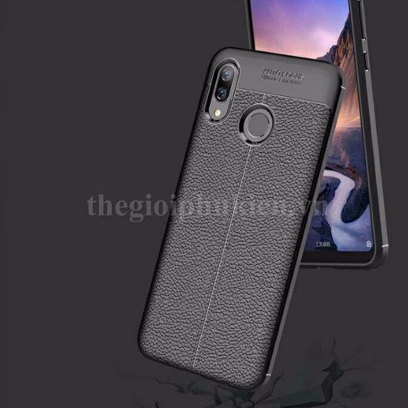 Ốp Lưng Dẻo Vân Da Auto Focus Cho Xiaomi Redmi Note 7