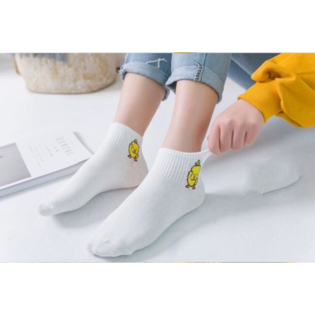 Tất vịt cổ cao (3 màu)