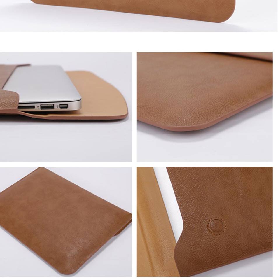 Bao da, túi da chống sốc cho macbook, laptop surface ipad
