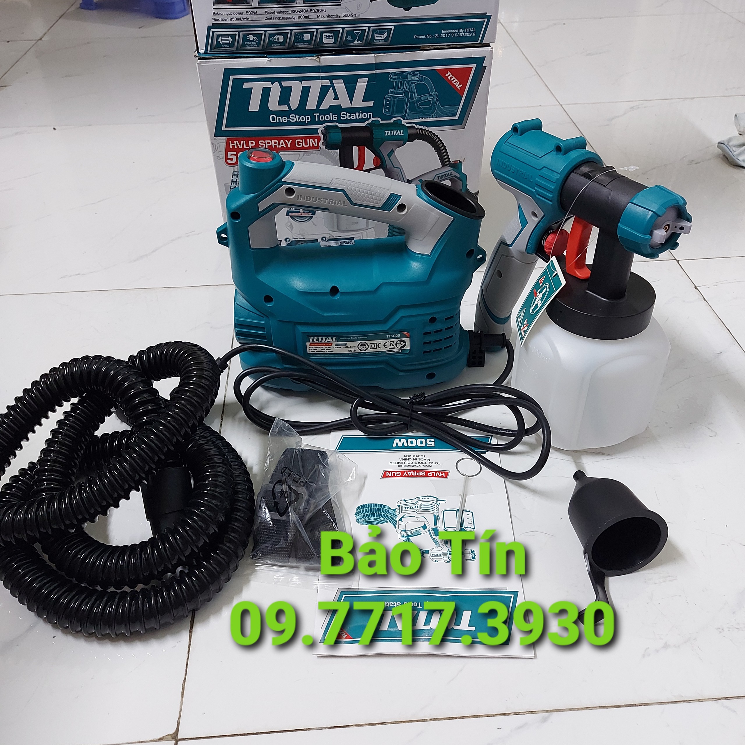 [HCM]MÁY PHUN SƠN 500W TOTAL TT5006 [CHÍNH HÃNG] PHUN SƠN ĐIỆN [RẺ] MÁY PHUN SƠN