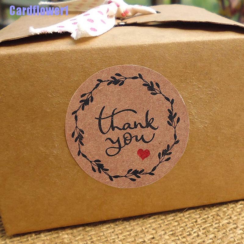 Cuộn 500 tem dán Thank You tròn