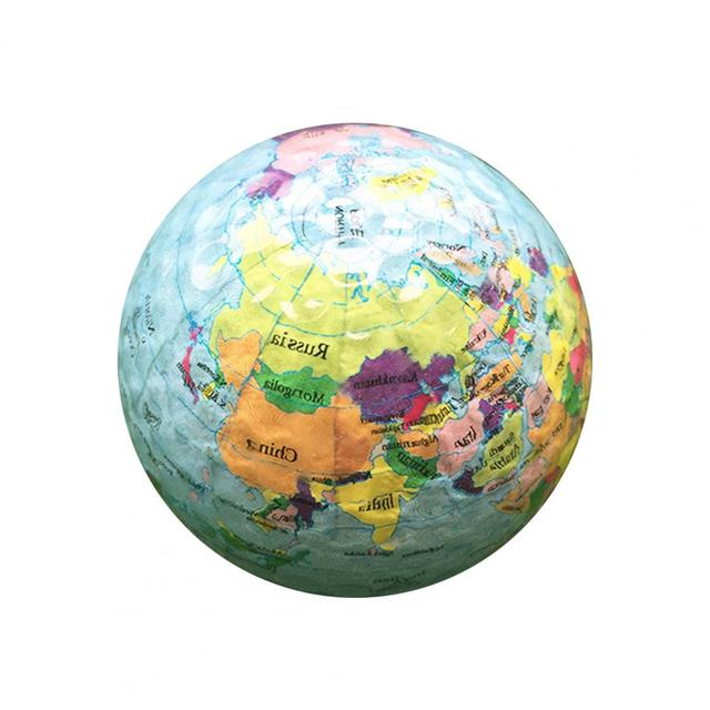 Globe Ball Bright Color Multipurpose Double-Layer World Earth Globe Golf Ball Eco-friendly Sport Golf Ball for Snow Court Balls