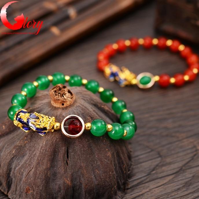 [HCM][2 màu]Vòng tay tỳ hưu chuỗi hạt phong thủy may mắn-Vòng đeo tay nam nữ phong thủy dễ thương giá rẻ-OEM-BG282392