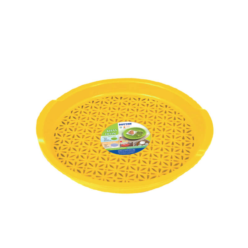 [HCM]Khay Tròn Nhỏ Duy Tân (Ø 24.7 x 4.1 cm) No.1090