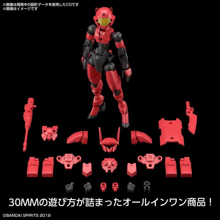 Mô Hình Lắp ráp Bandai 30MM EXM-E7c Spinatia - Commando Type