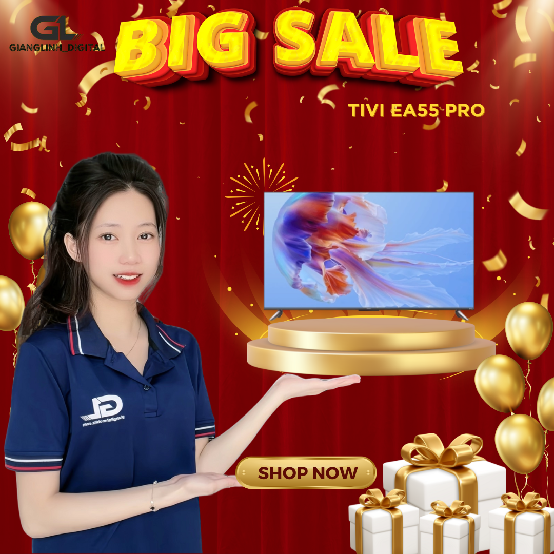 Tivi xiaomi ea pro 55 inch - 2024 4k - bản nội địa - sẵn tv, giọng nói tv