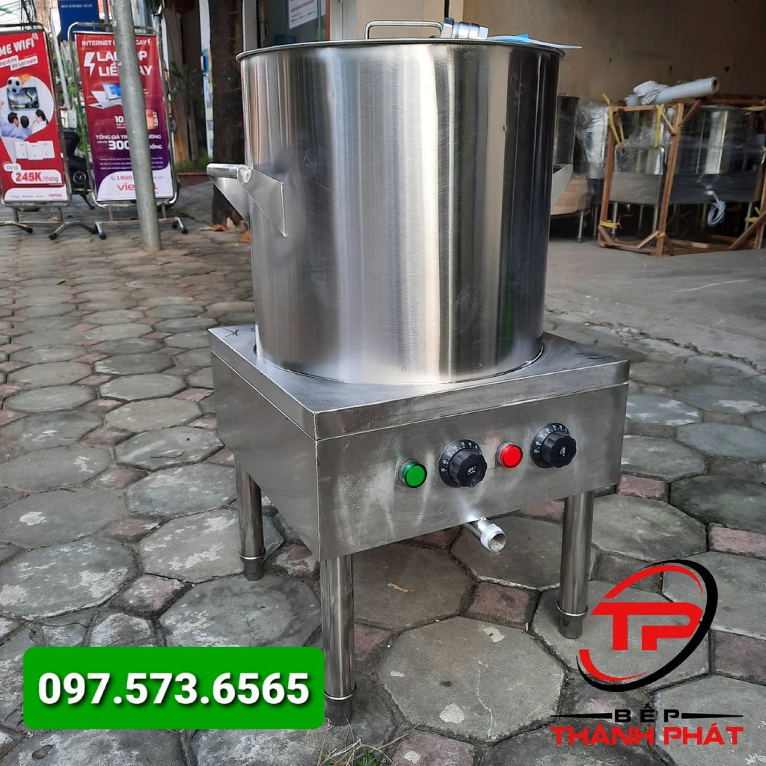 Nồi nấu phở 40 lít, Bảo hành 2 năm