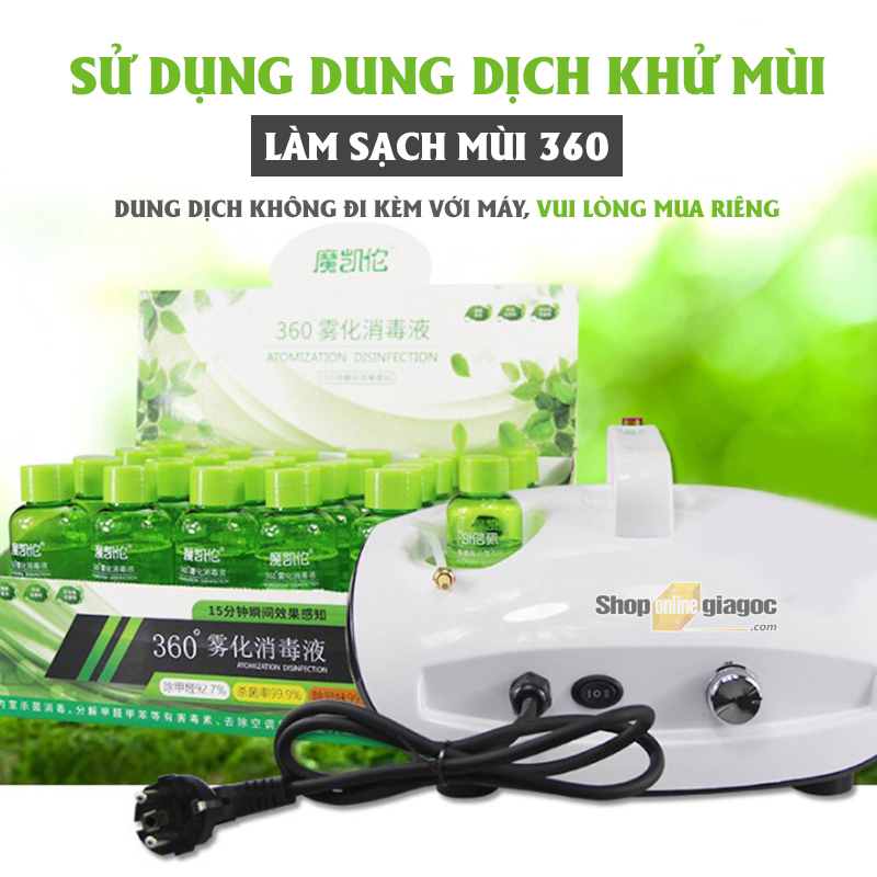 Máy Xông Khói Khử Mùi, Diệt Khuẩn
