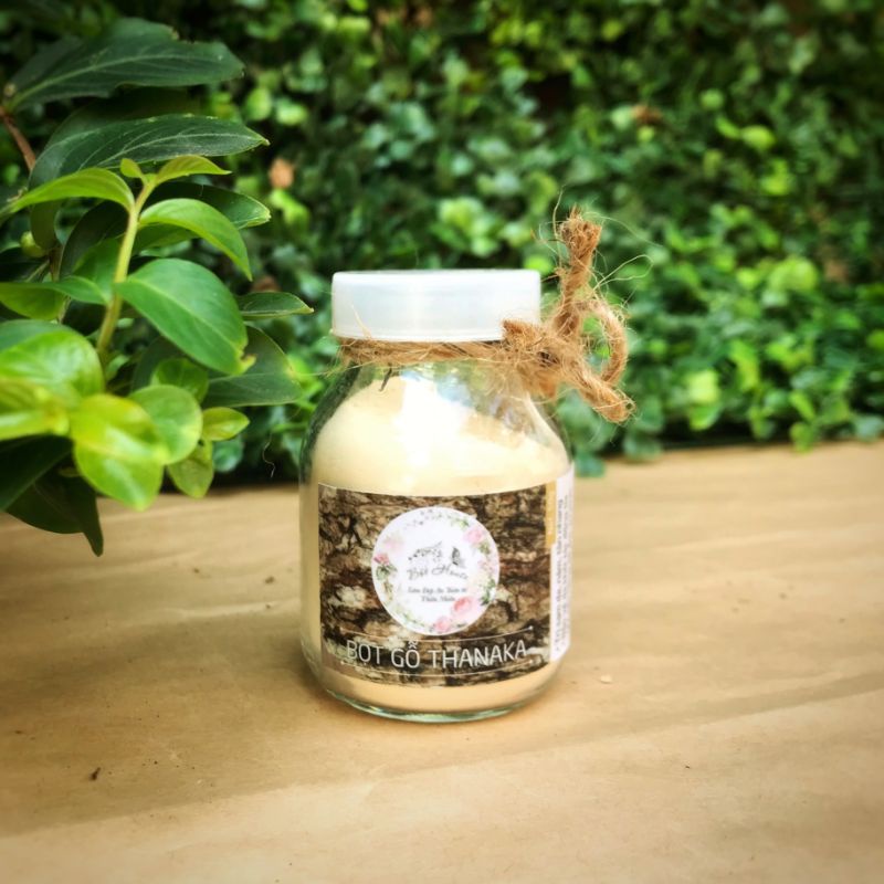 BỘT GỖ THANAKA HANDMADE DƯỠNG DA NHÀ BỘT