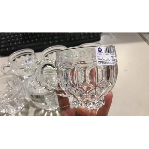 BỘ CỐC THUỶ TINH 6 CÁI CÓ QUAI