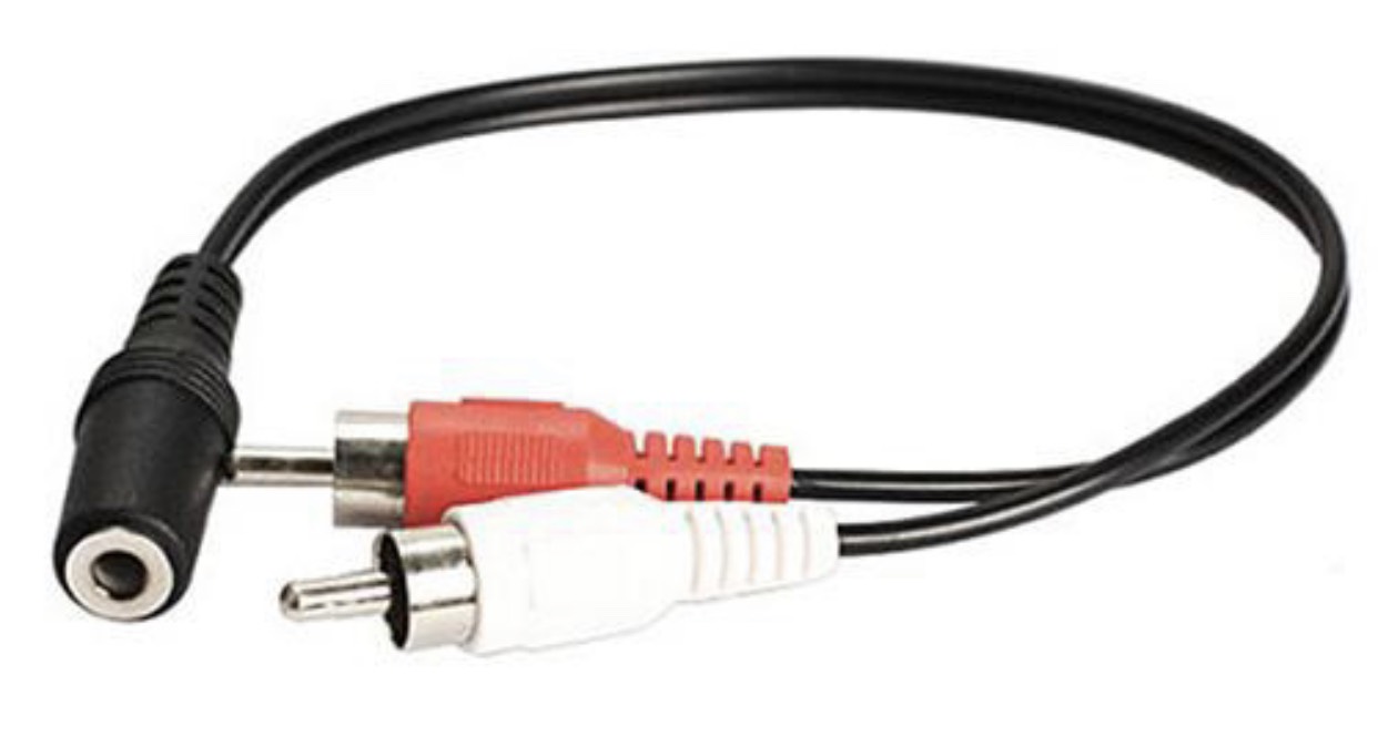 [HCM]Cáp chuyển đổi Audio 3.5mm âm ra 2 đầu RCA hoa sen