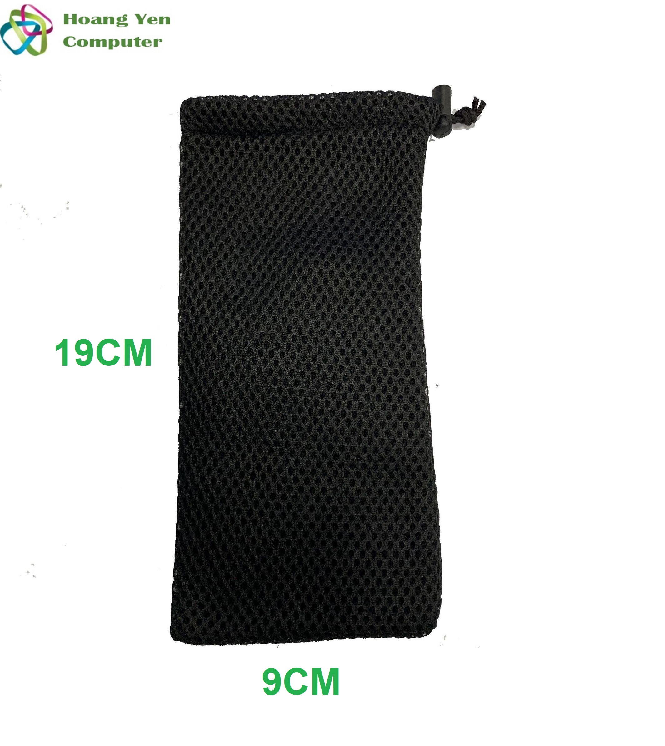 [HCM][ĐEN] Túi Đựng Pin Dự Phòng 20000mAh, Tai Nghe, Cáp Sạc, Củ Sạc - Kích Thước 9cm x 19cm - Hoàng Yến Computer