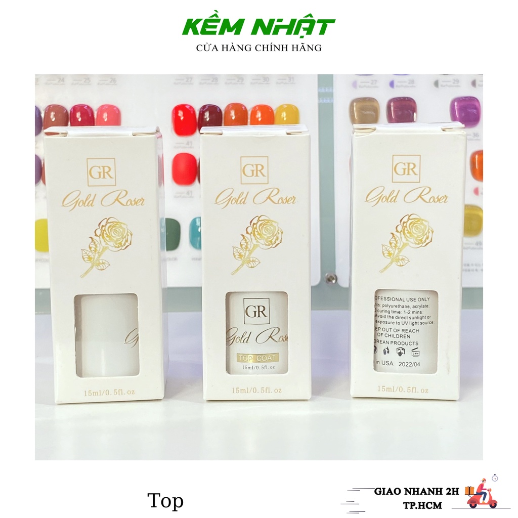 Sơn Gel Base Top Gold Roser - GR