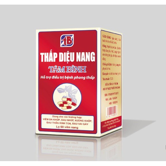 [HCM]Thấp Diệu Nang Tâm Bình (Hộp 60 viên)