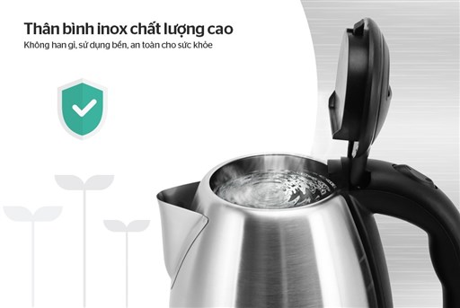 Ấm siêu tốc 1,8L sunhouse SHD1182