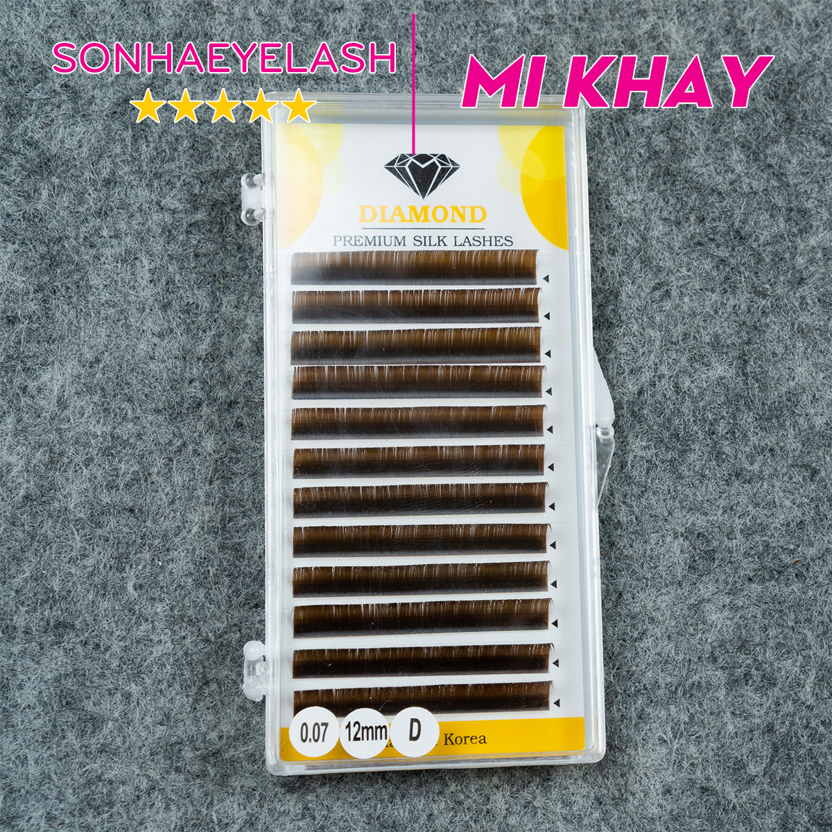 Mi khay nâu tây nhiều size