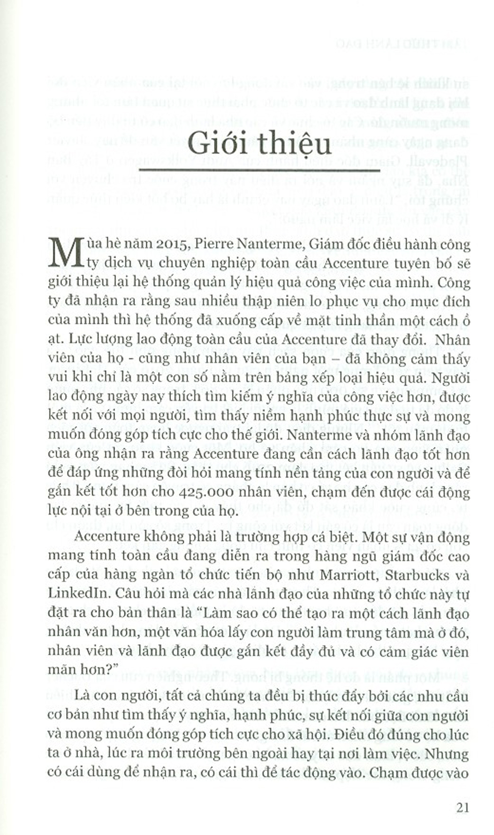 Tâm Thức Lãnh Đạo
