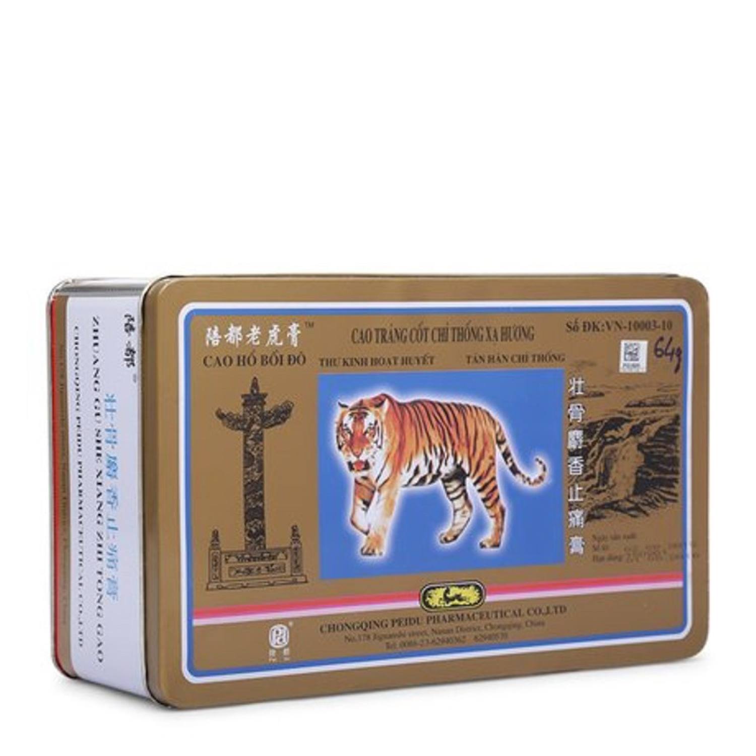 Cao dán Con Cọp loại 7 chữ -4 miếng