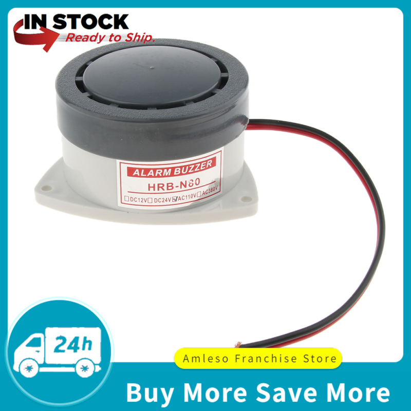 Chuông Điện Tử Amleso Hoạt Động, Chuông Báo Động Âm Thanh Bíp Cho Công Nghiệp-220V 110V 24V 12V