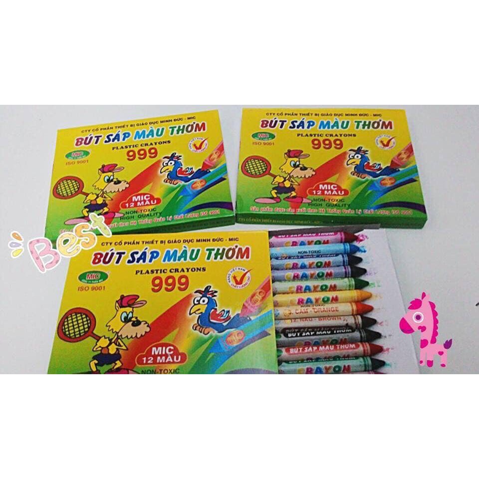 Sáp màu MIC 12 màu,sáp tô màu cho bé