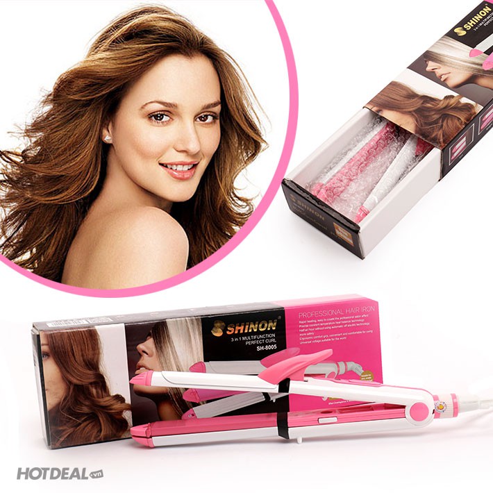 [FREESHIP❤️] MÁY UỐN TÓC , MÁY LÀM TÓC 3IN 1 NOVA  SIZE TO