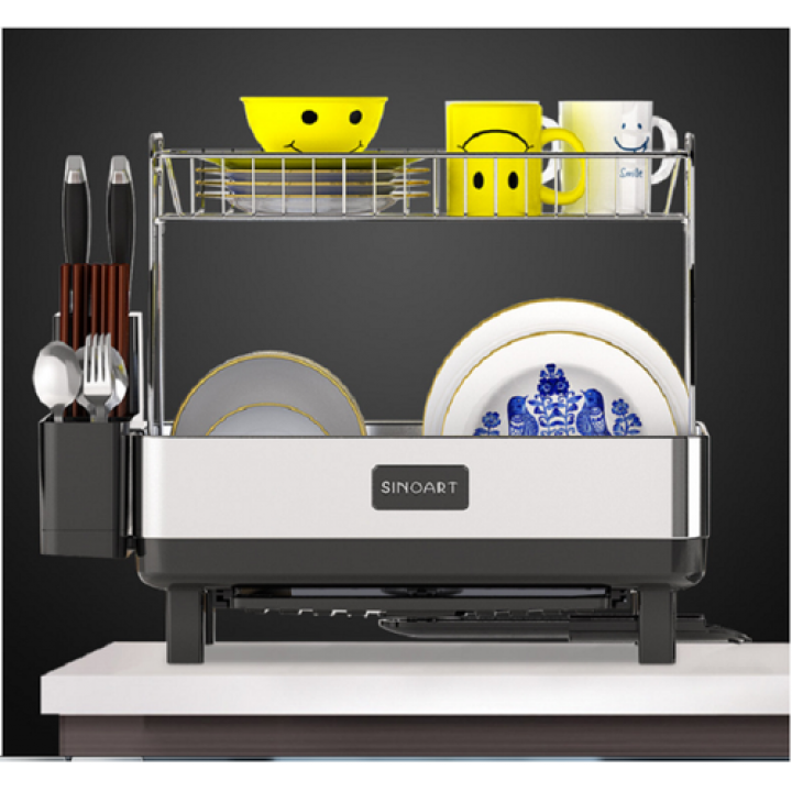 Kệ để chén bát 2 tầng inox sinoart