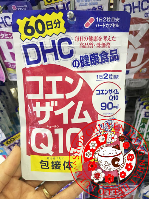 Viên uống DHC Coenzyme Q10 đẹp da,giảm mệt mỏi (60 ngày) Nhật bản