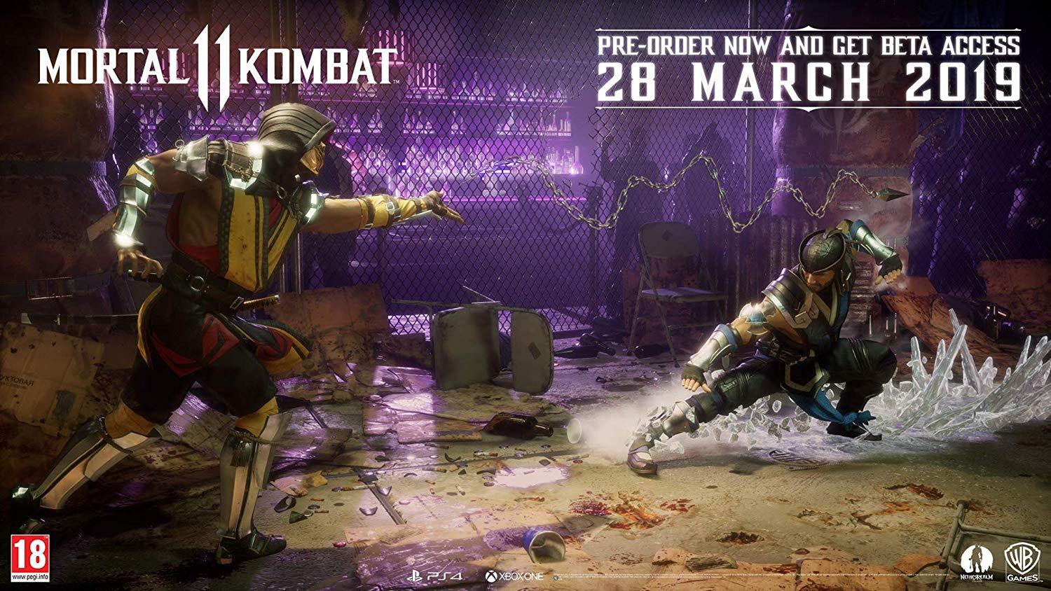Đĩa Game PS4: Mortal Kombat 11 - hệ EU
