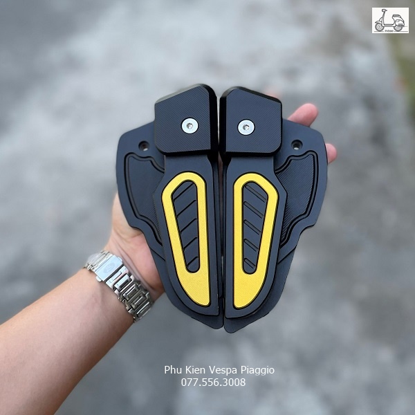 Gác Chân Vespa CNC Nhôm Cao Cấp