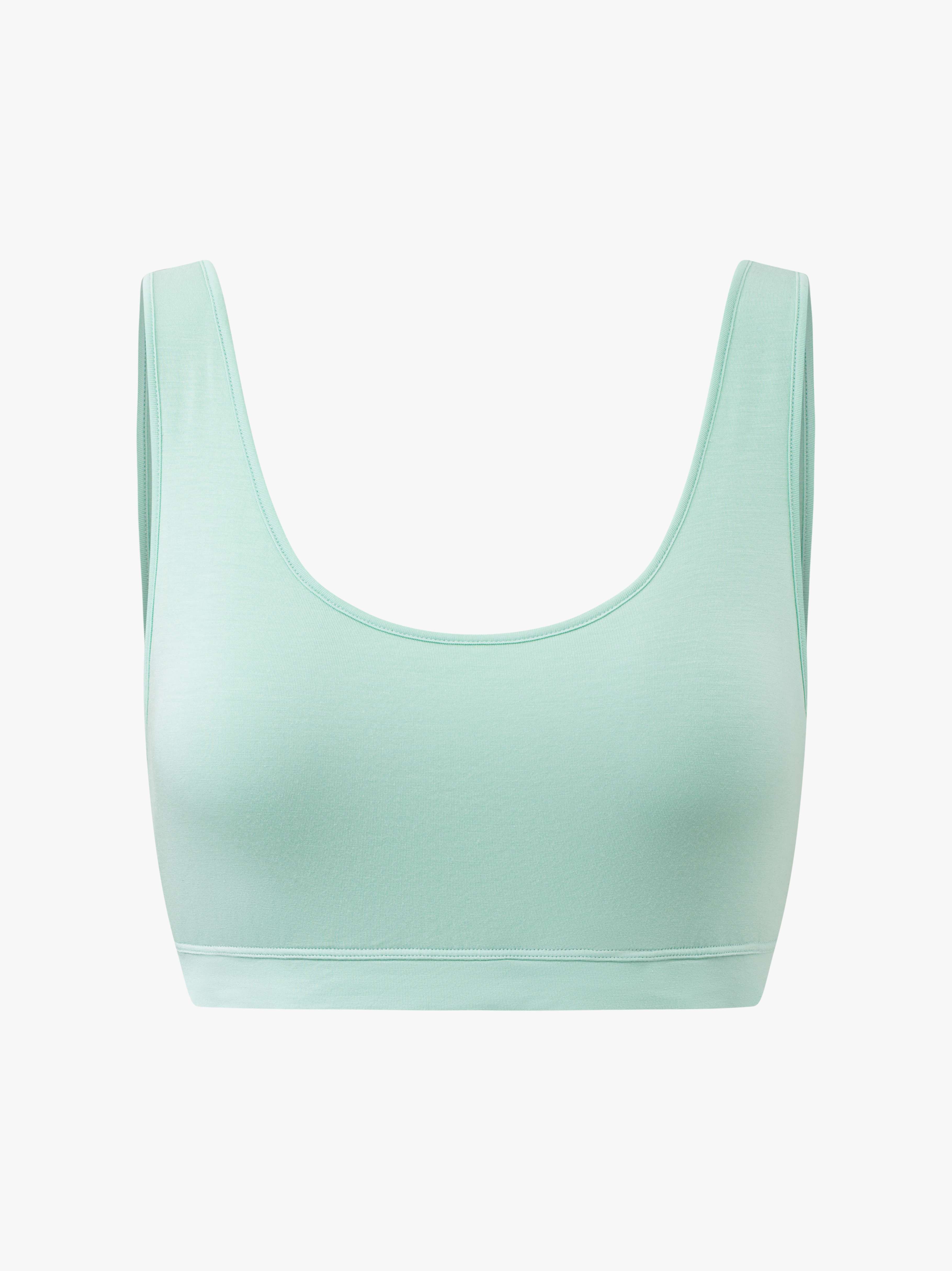Áo ngực nữ braleter không gọng nâng ngực Tencel Modal ONOFF mềm mại màu trơn - 16UE24A068