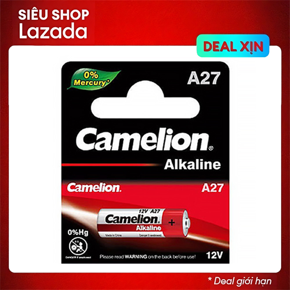 Pin camelion a27 alkaline điện áp 12v